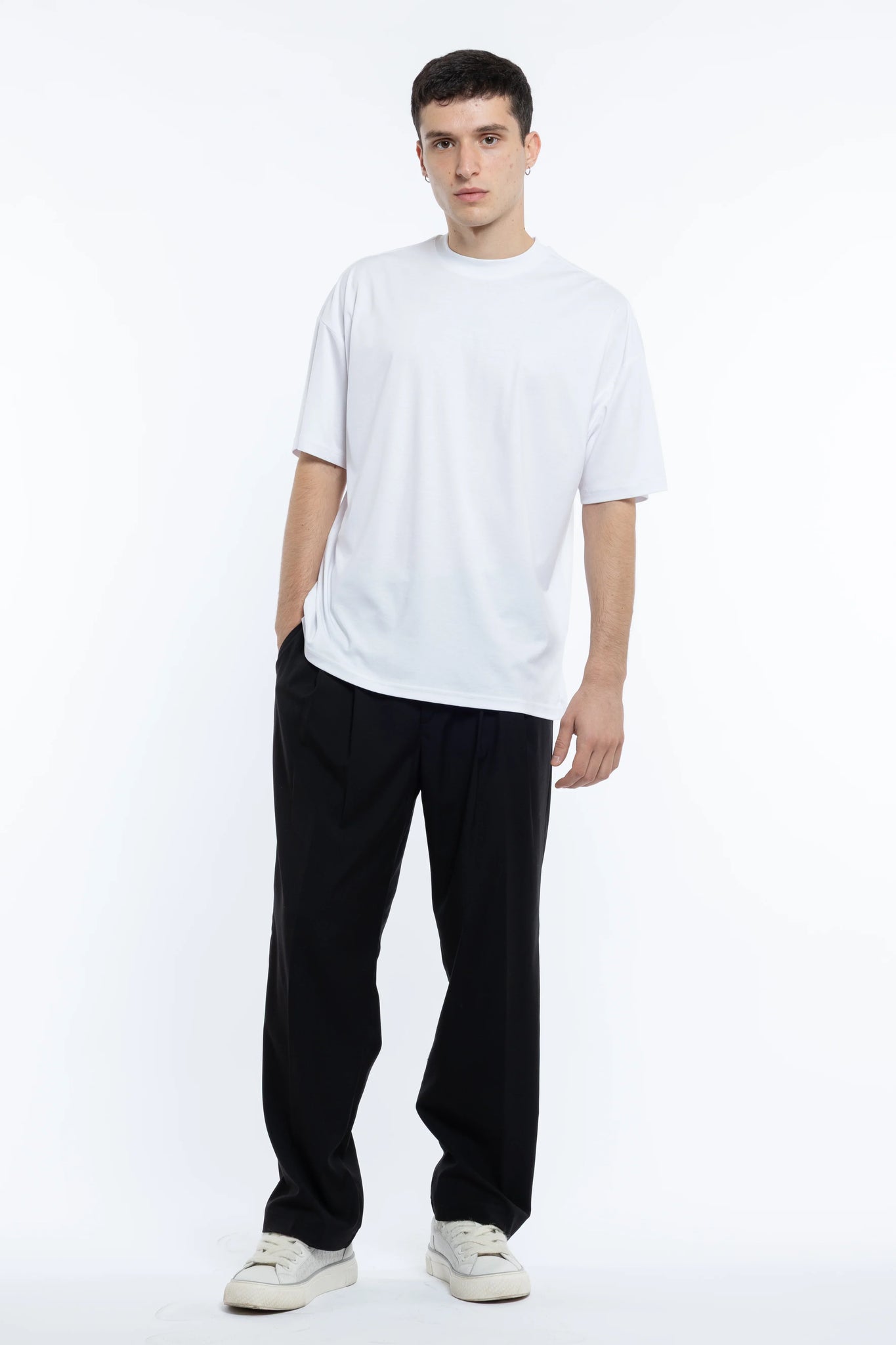 Pantalone doppia pence tessuto classico Eternal Atelier