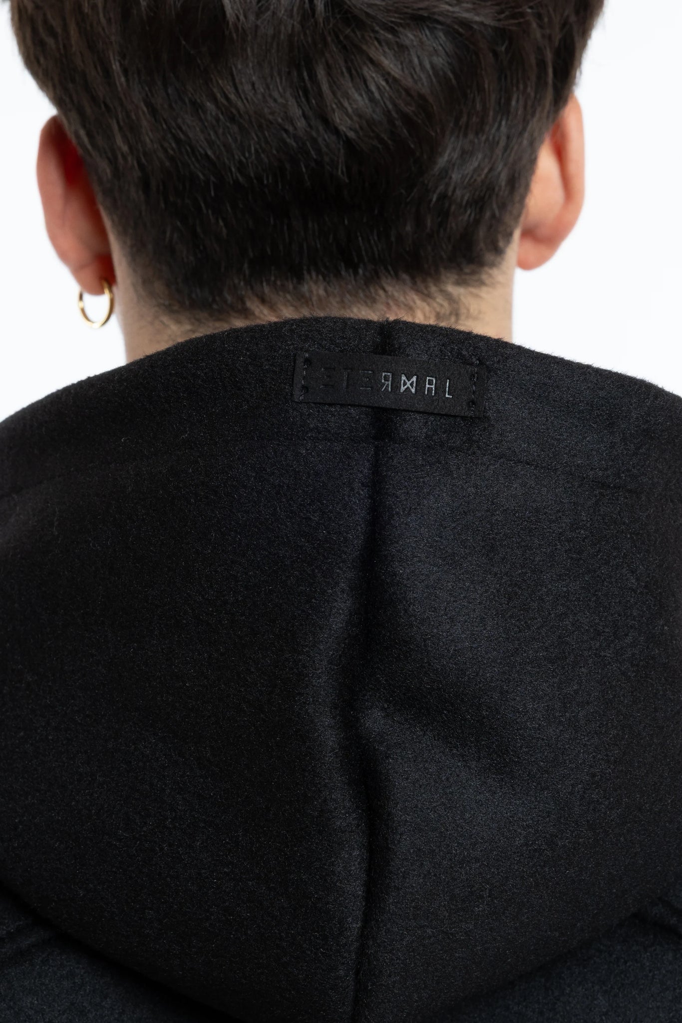 Felpa in lana con zip oversize Eternal Atelier