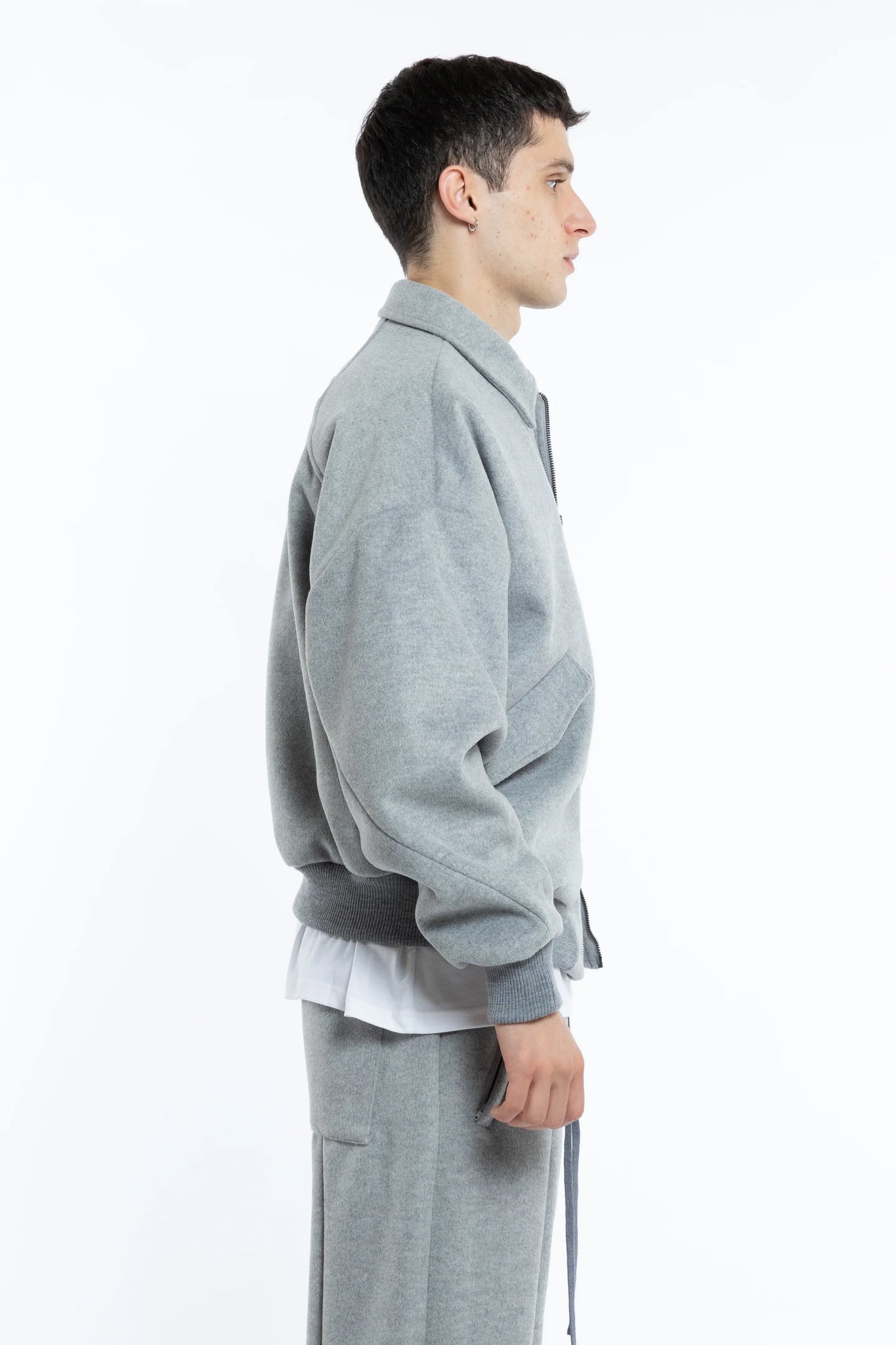 Giubbino in lana oversize Eternal Atelier