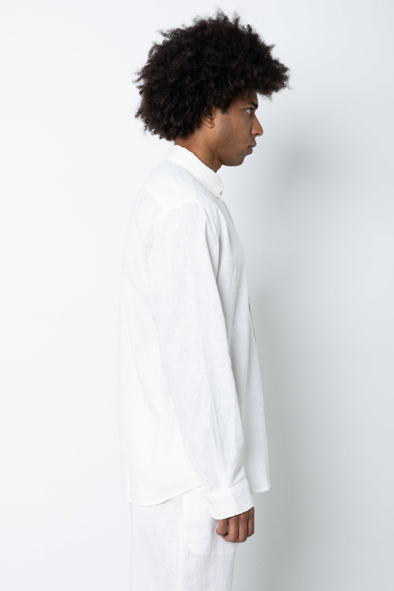 Camicia manica lunga in lino
