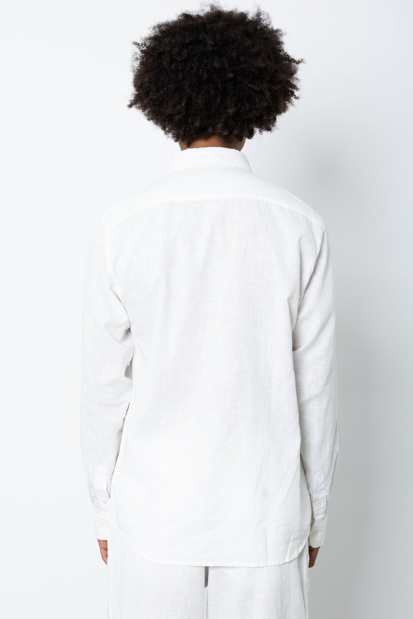 Camicia manica lunga in lino