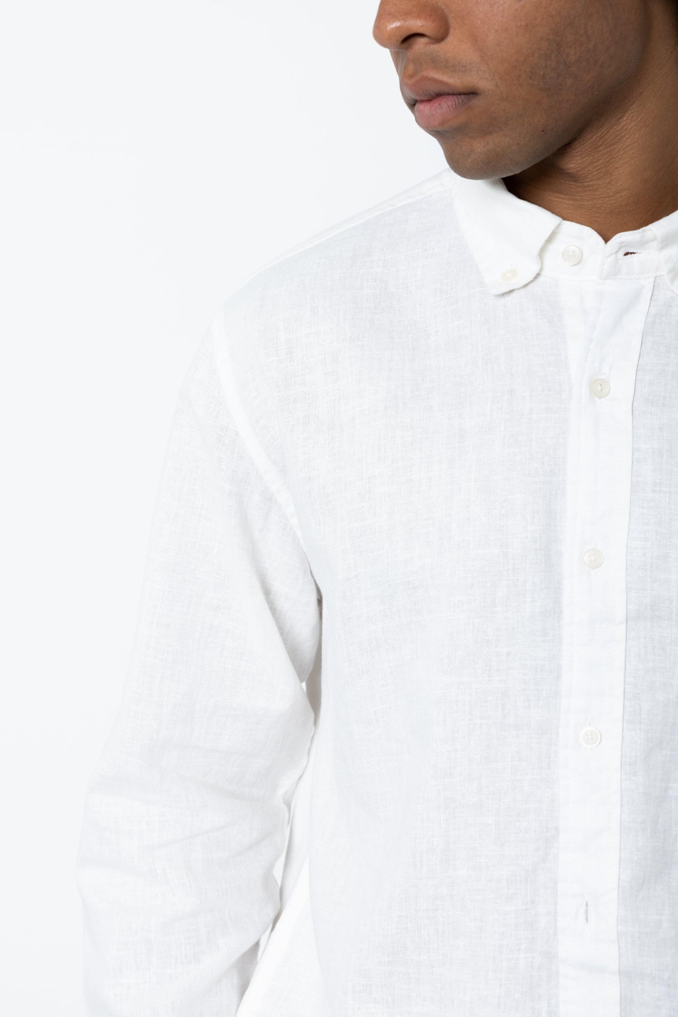 Camicia manica lunga in lino