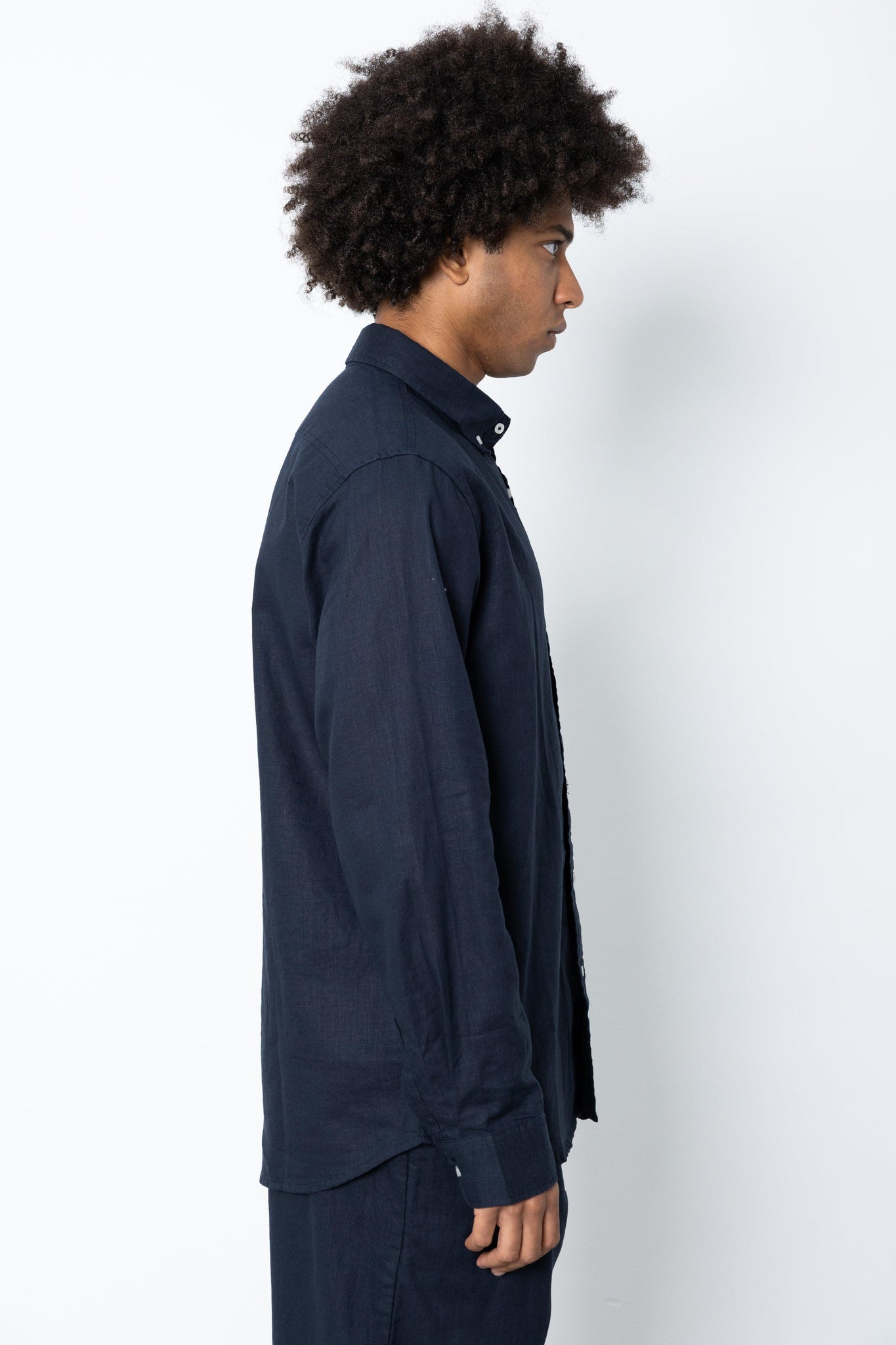 Camicia manica lunga in lino