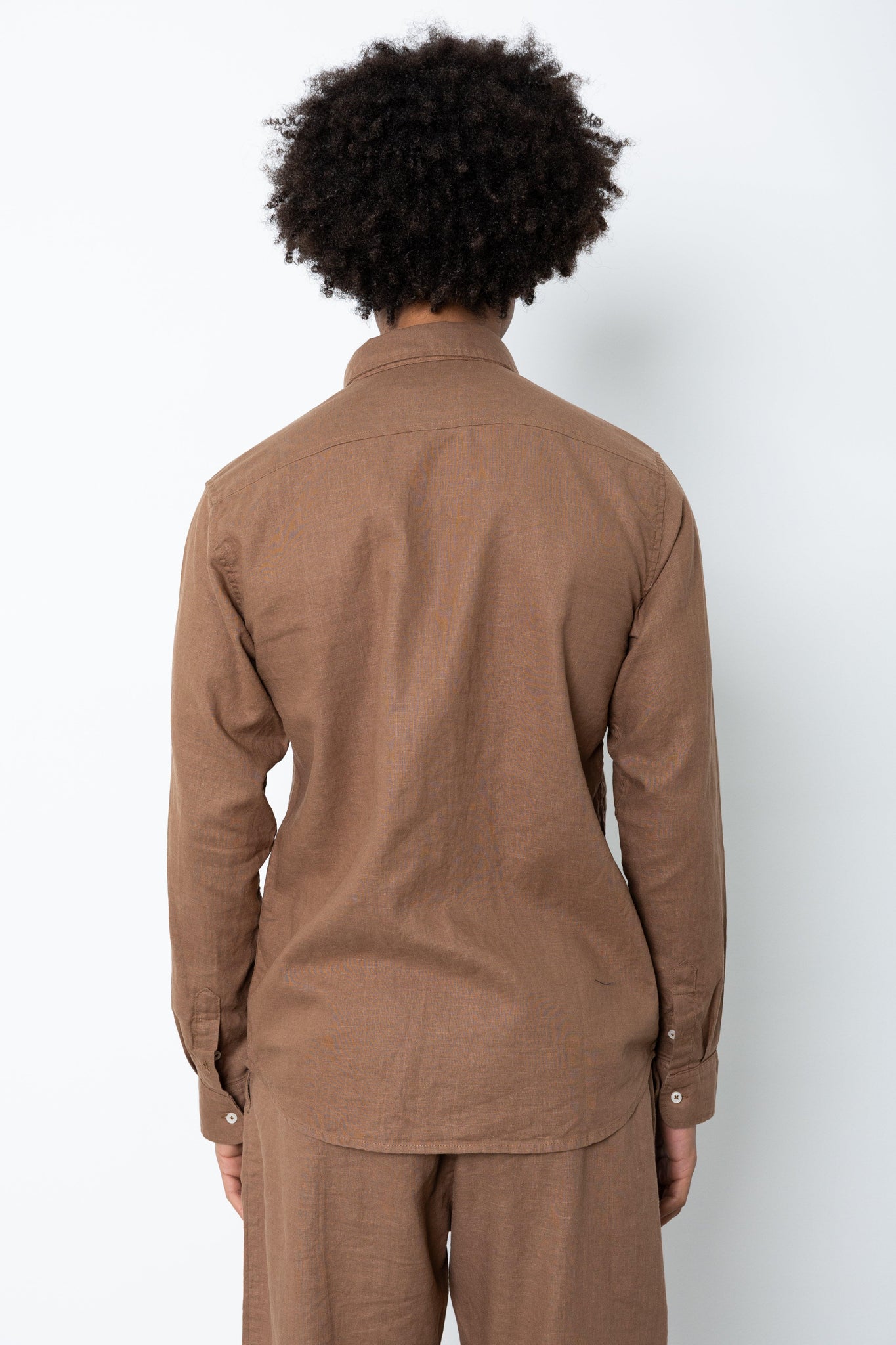 Camicia manica lunga in lino