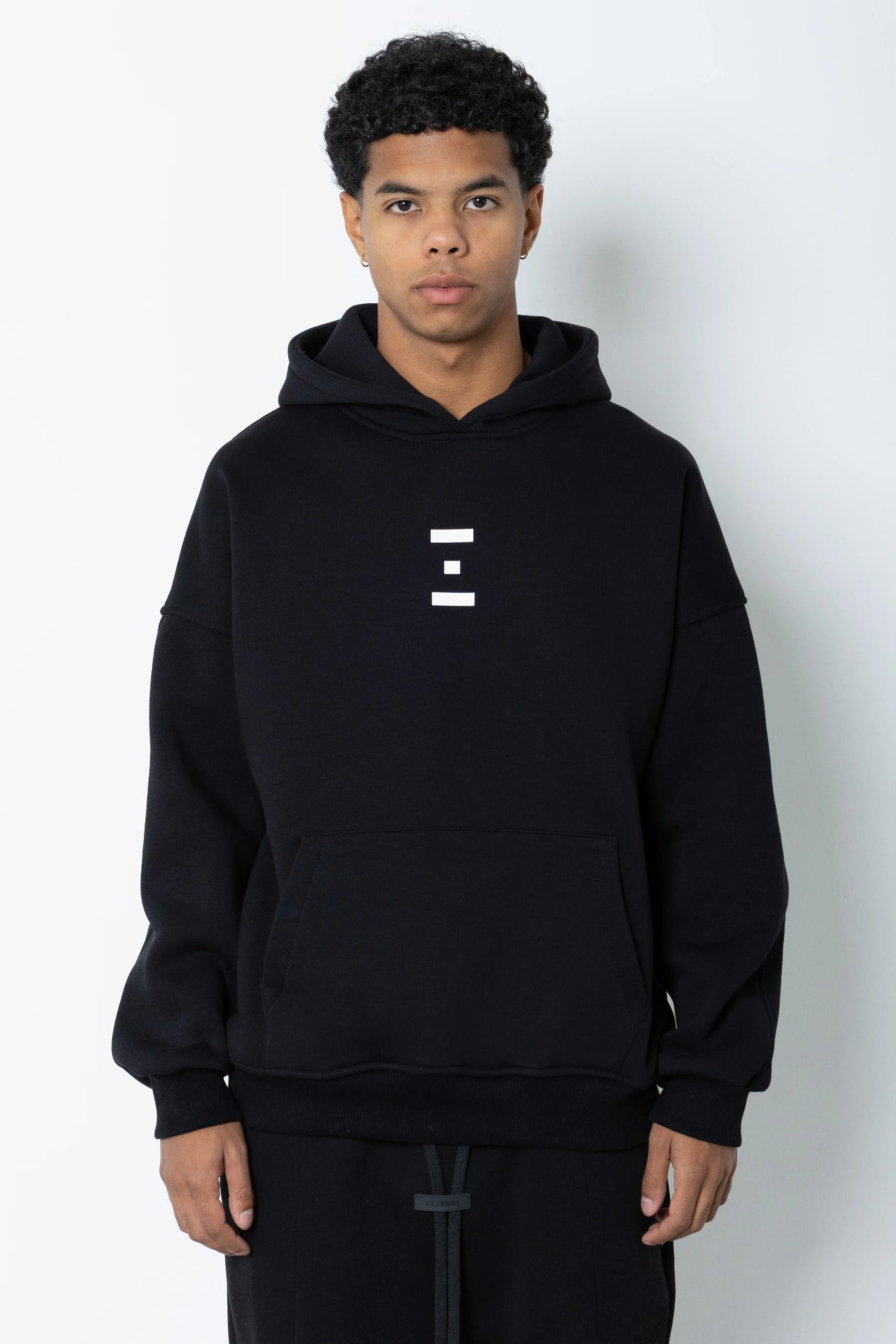 Felpa con cappuccio logo brick Eternal Studio