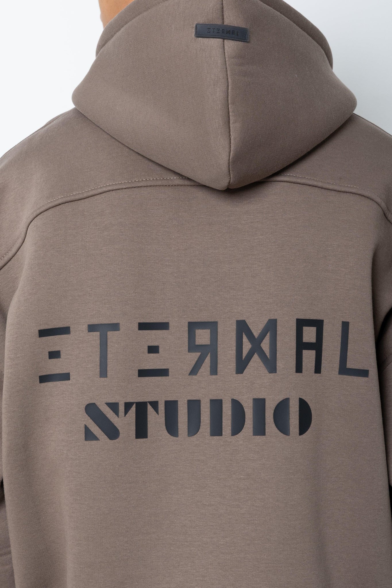 Felpa con cappuccio logo brick Eternal Studio