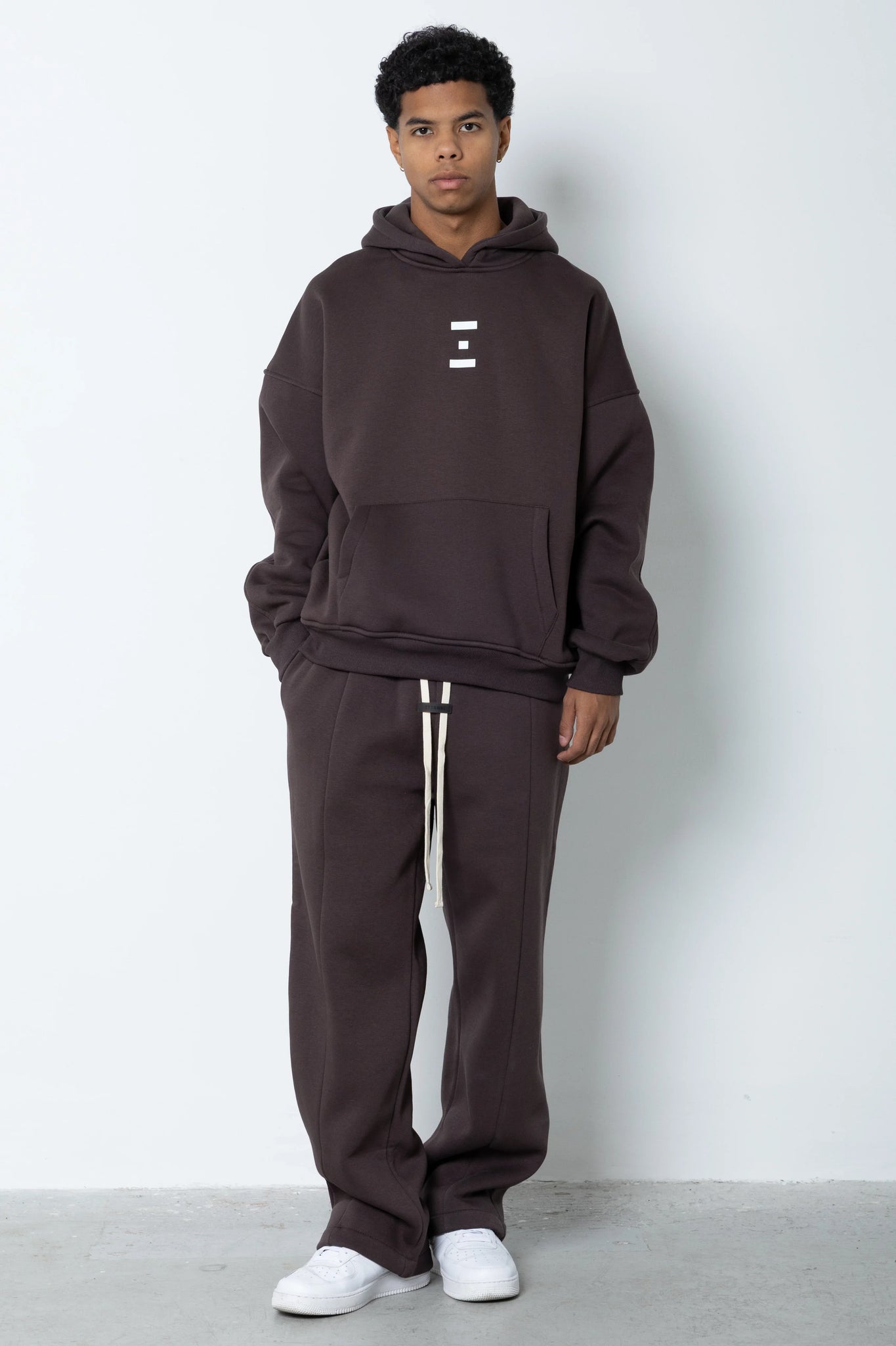 Felpa con cappuccio logo brick Eternal Studio