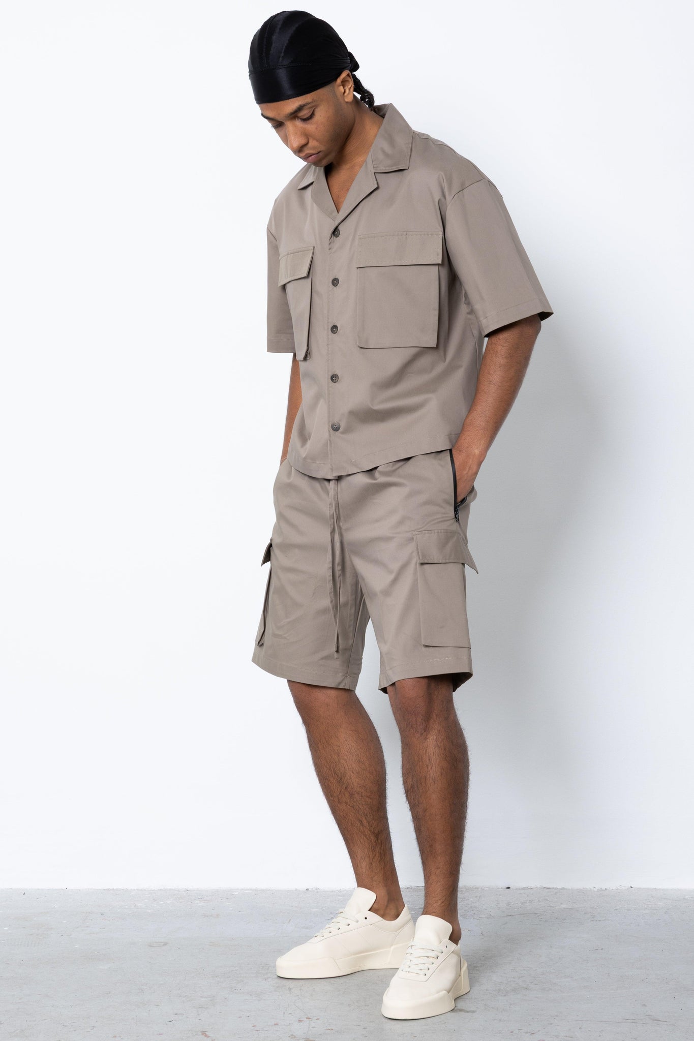 Short nylon con zip termosaldate Eternal