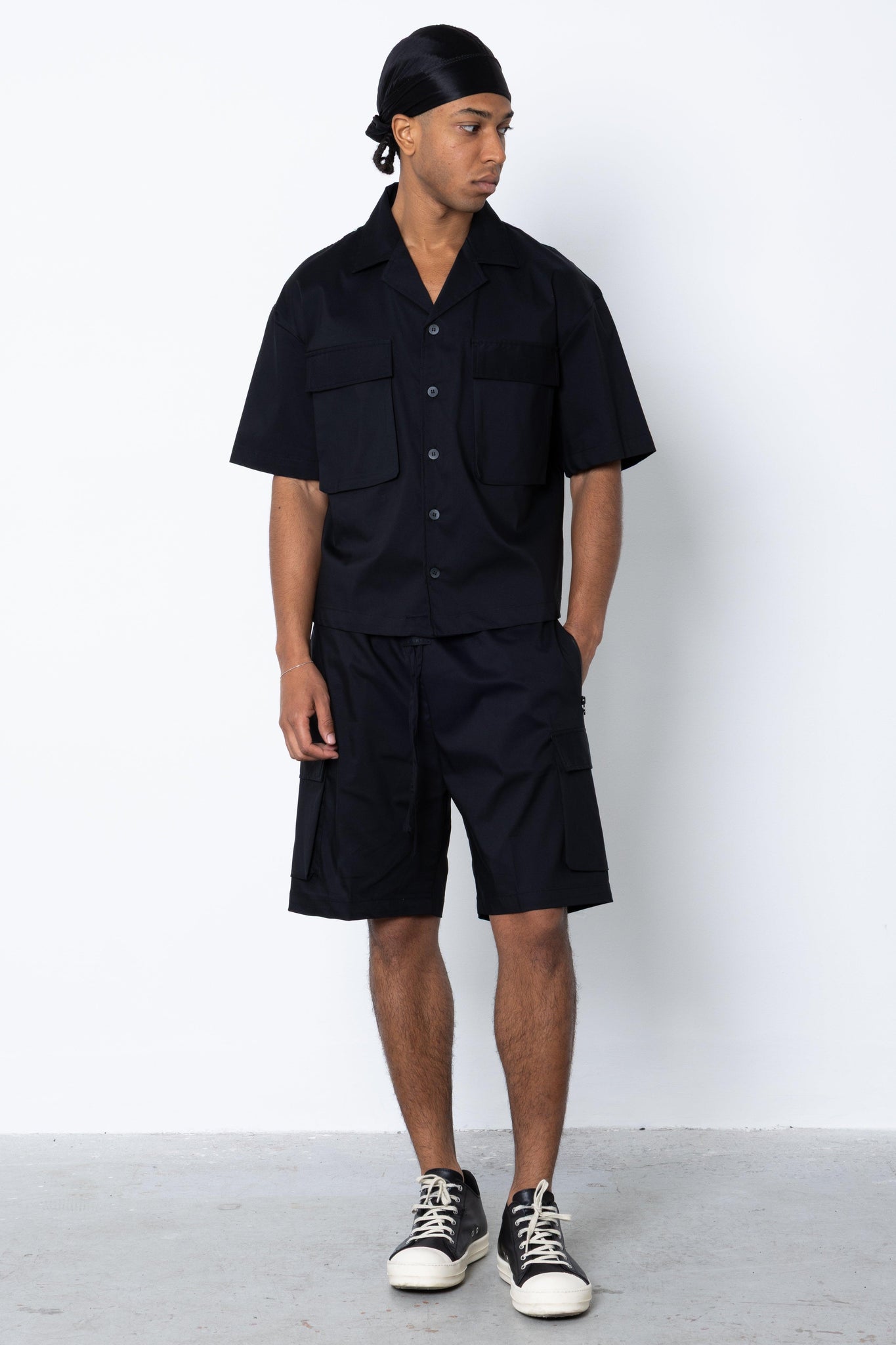 Short nylon con zip termosaldate Eternal