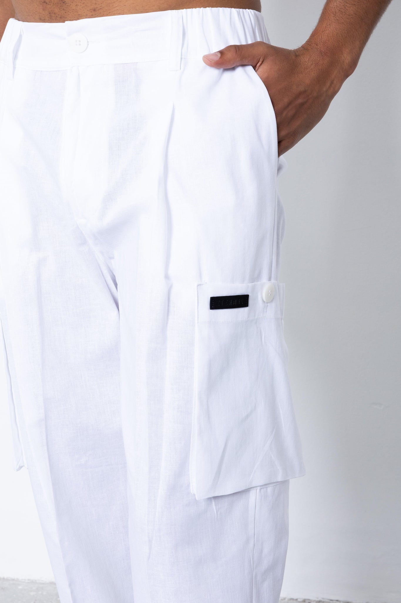 Pantalone Cargo in lino Eternal