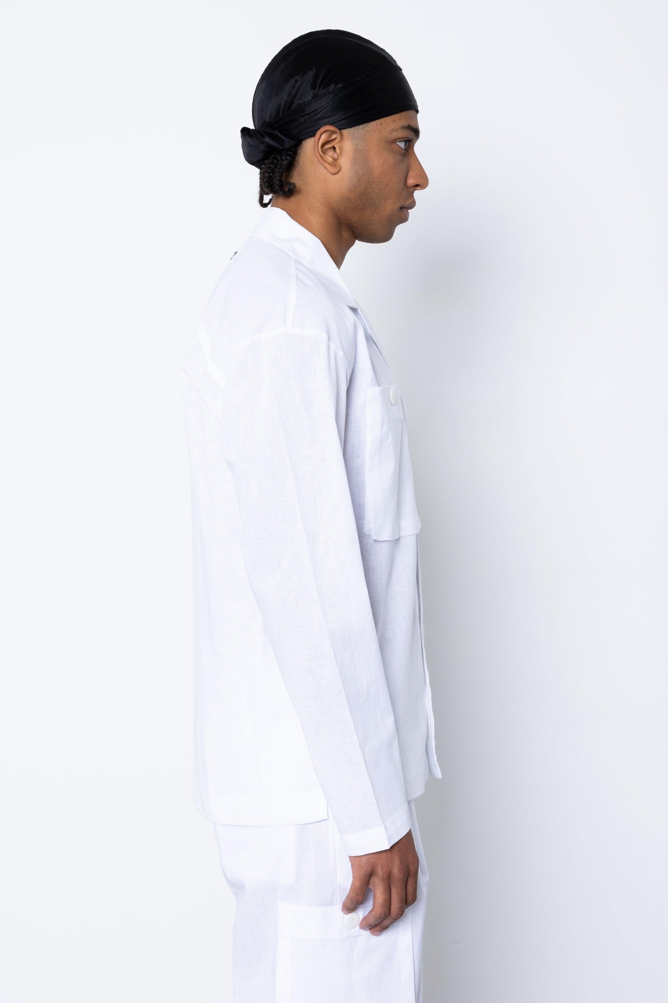 Camicia Cargo in lino Eternal