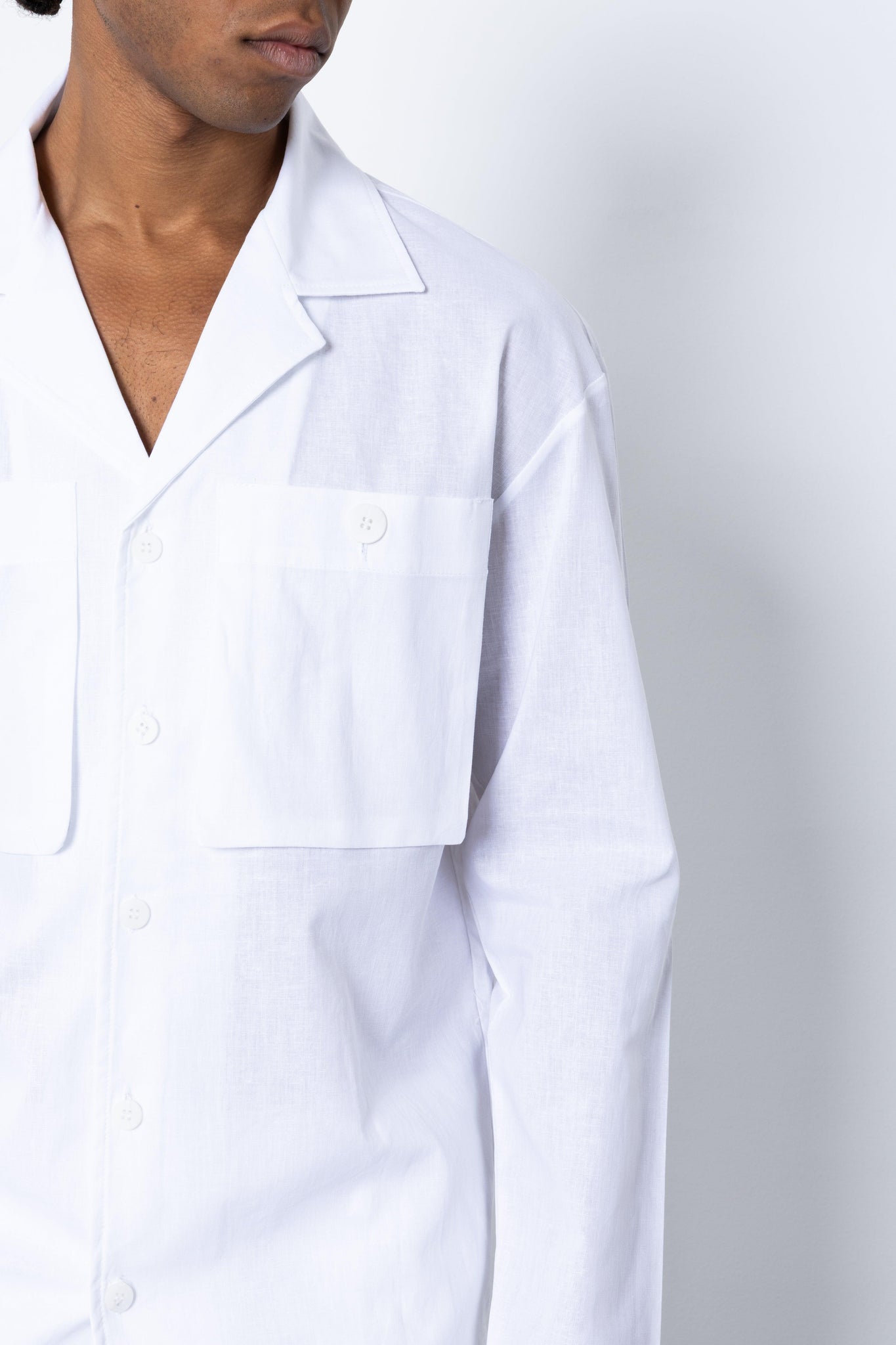 Camicia Cargo in lino Eternal
