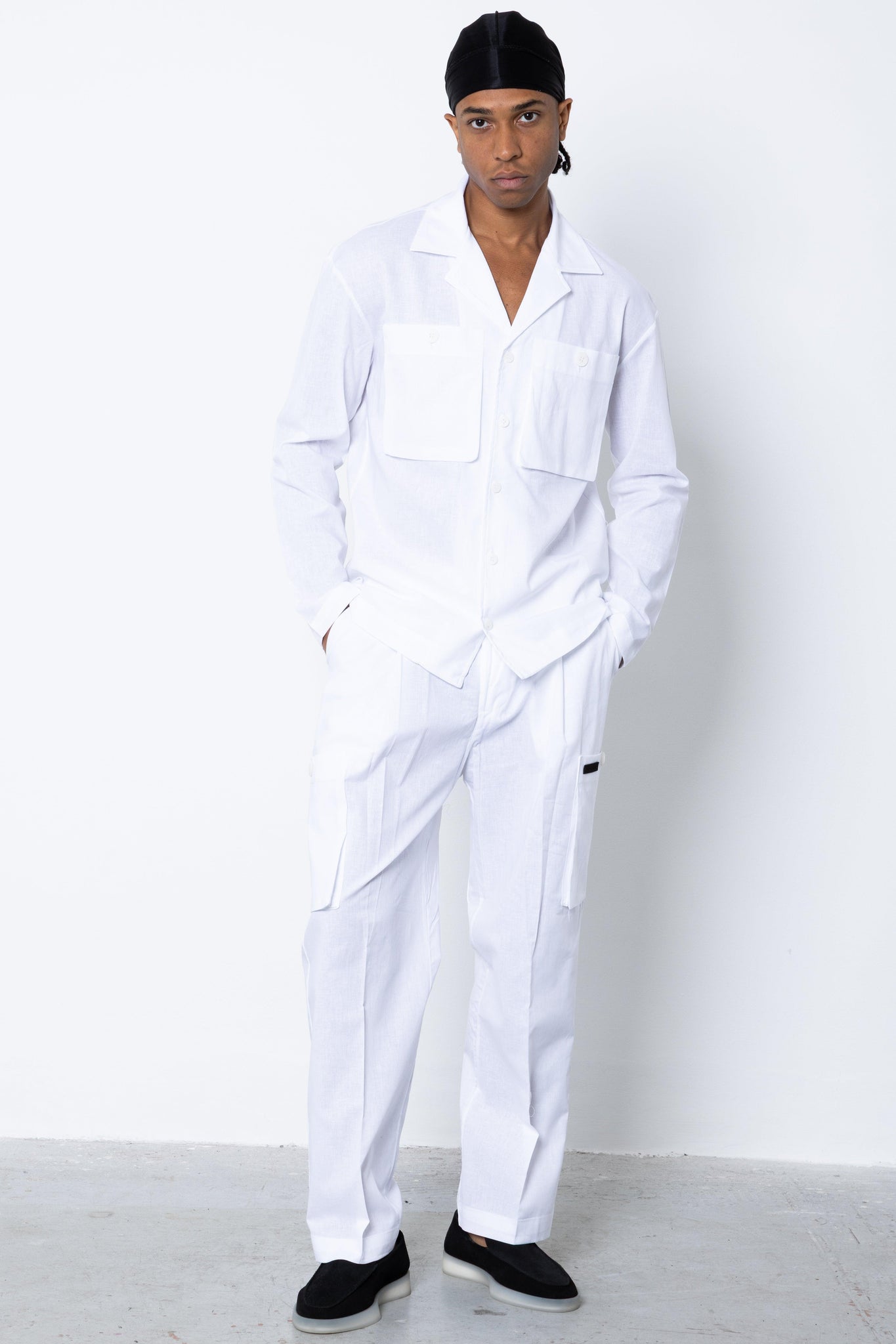 Camicia Cargo in lino Eternal