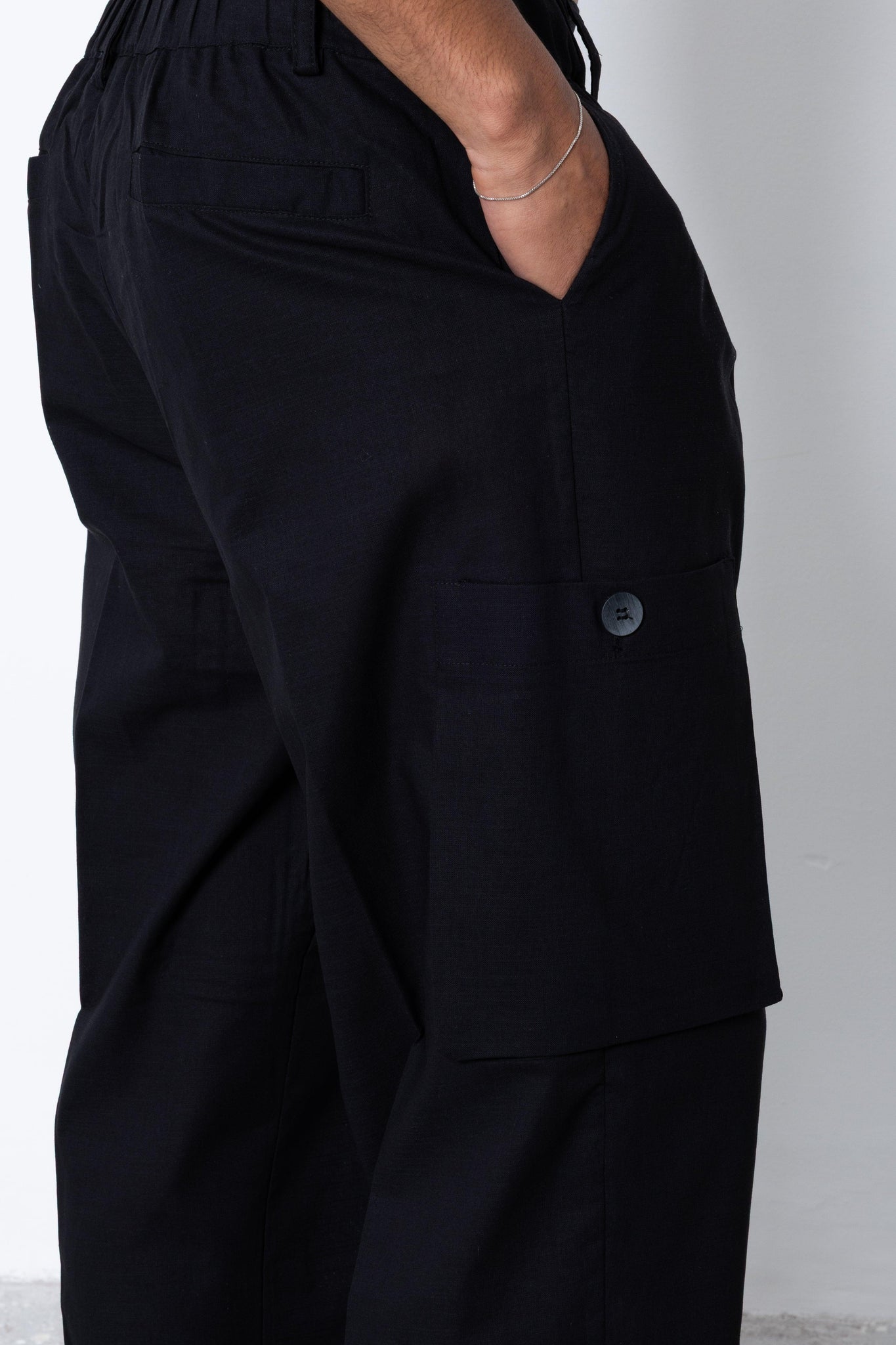 Pantalone Cargo in lino Eternal