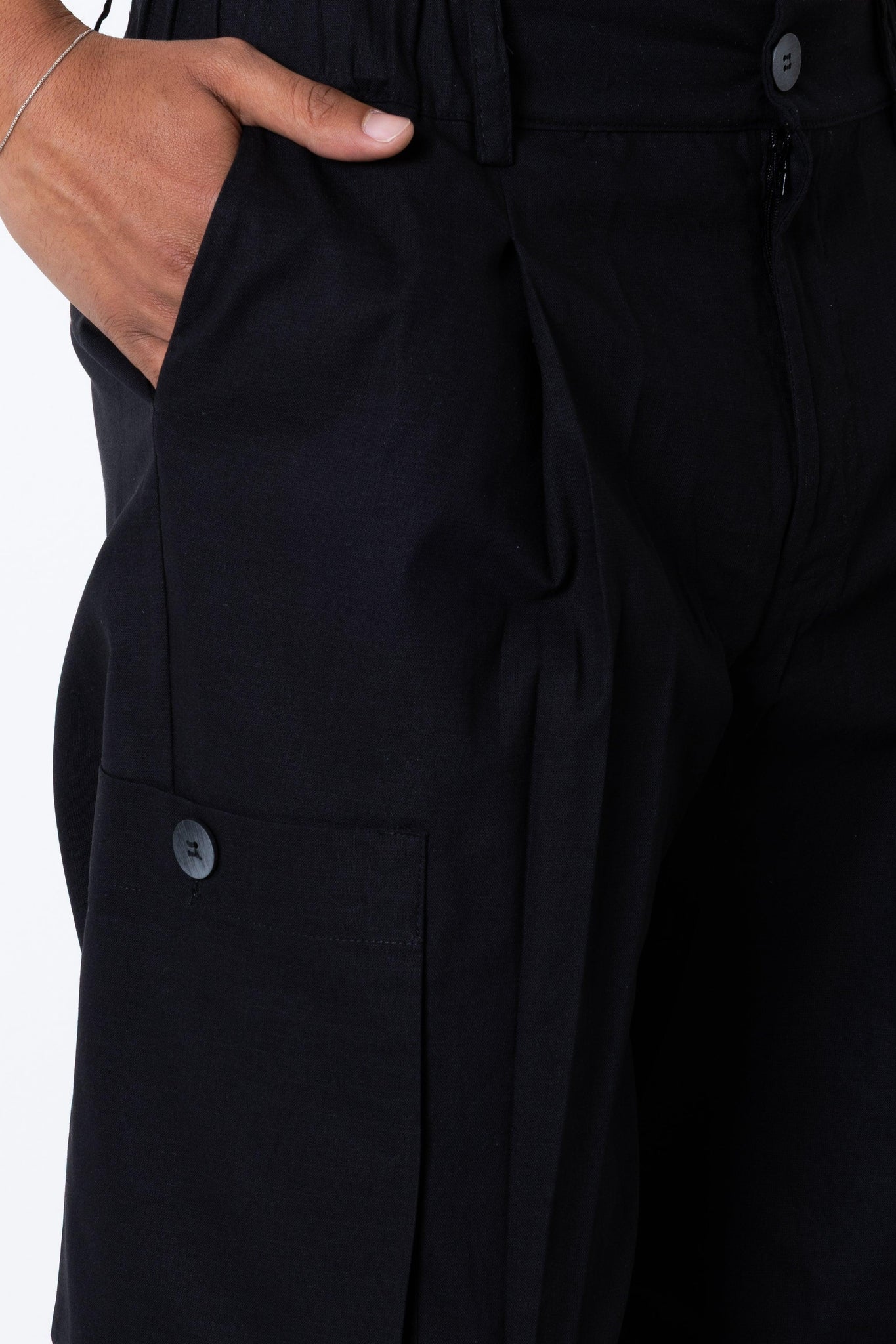 Pantalone Cargo in lino Eternal