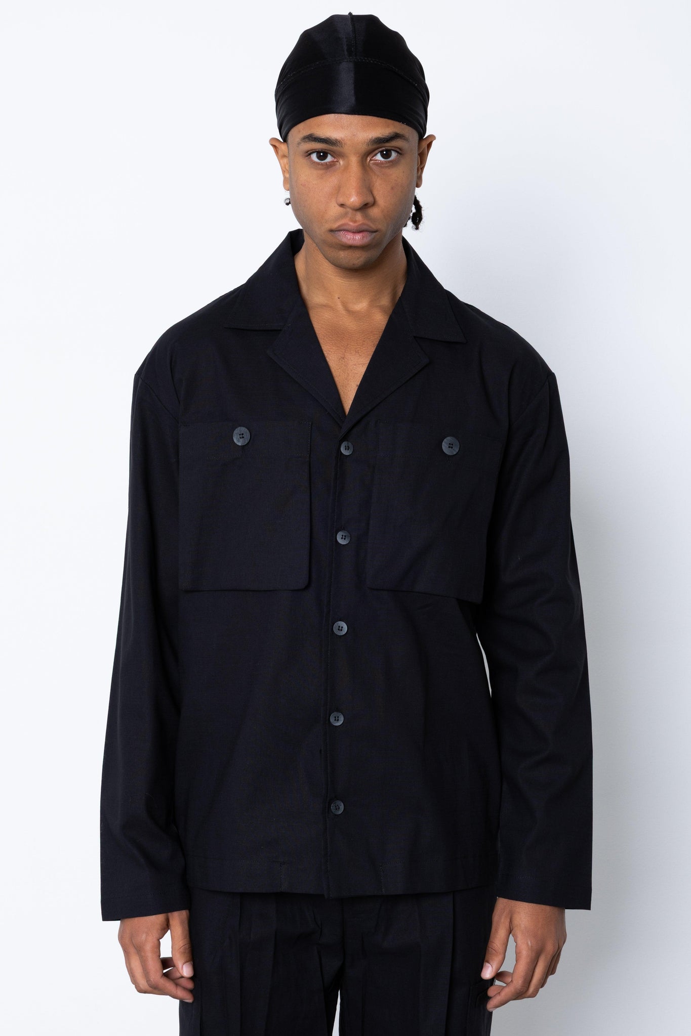 Camicia Cargo in lino Eternal
