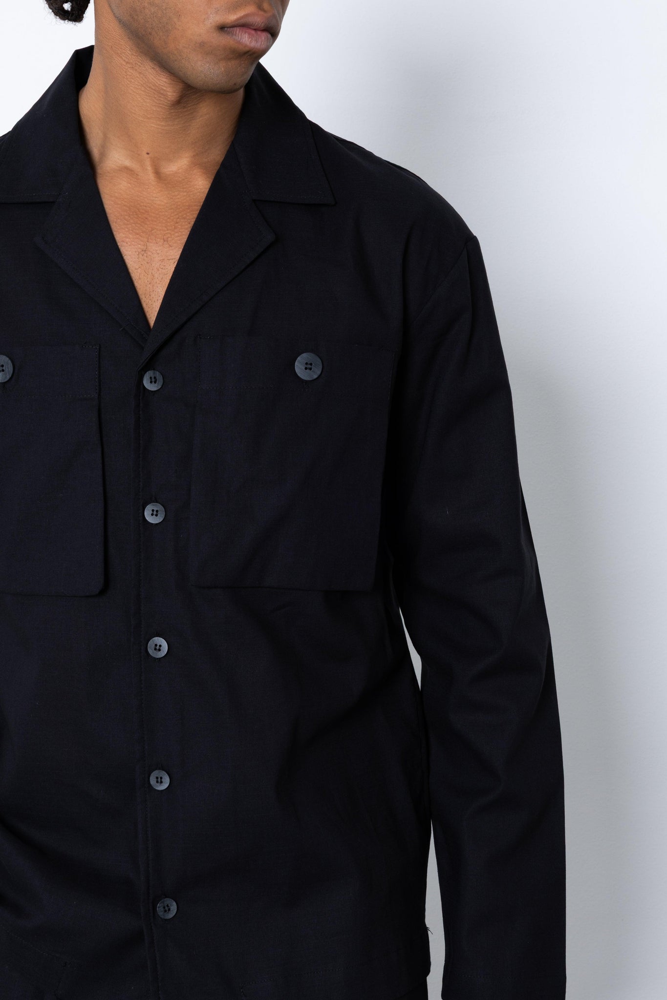 Camicia Cargo in lino Eternal