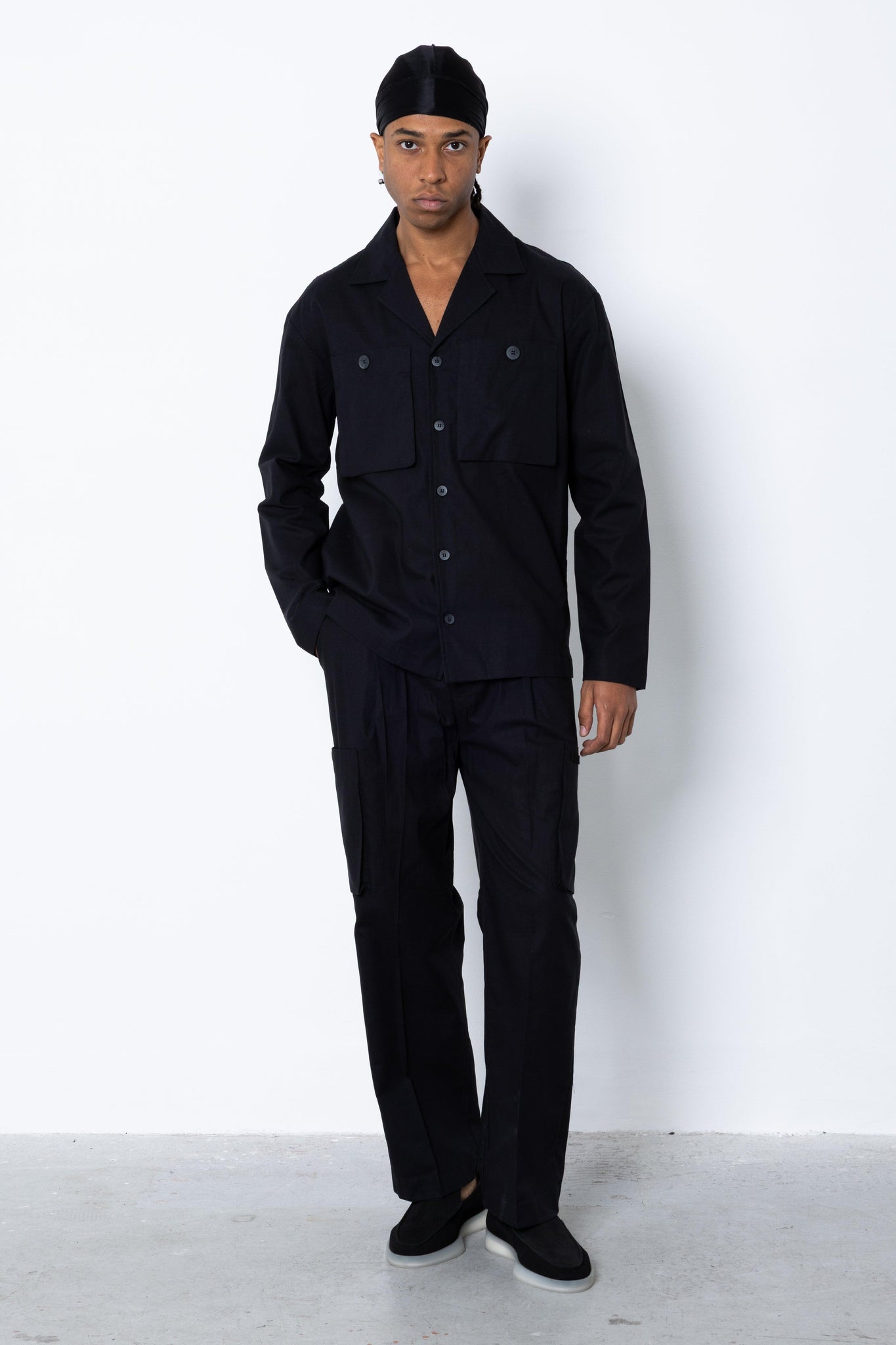 Camicia Cargo in lino Eternal