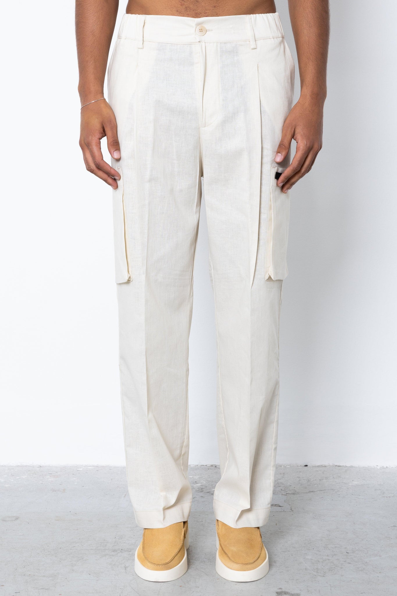 Pantalone Cargo in lino Eternal