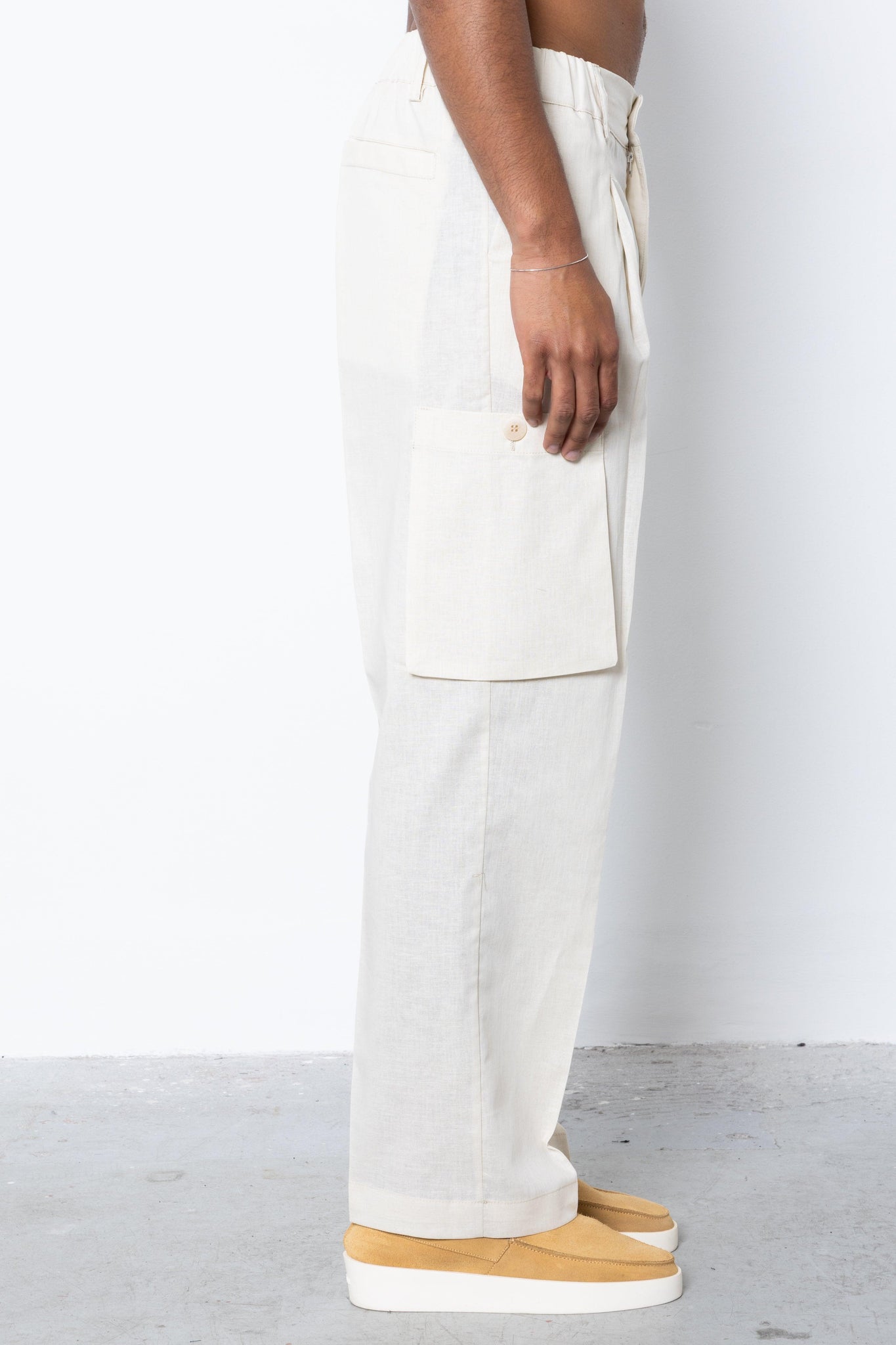Pantalone Cargo in lino Eternal