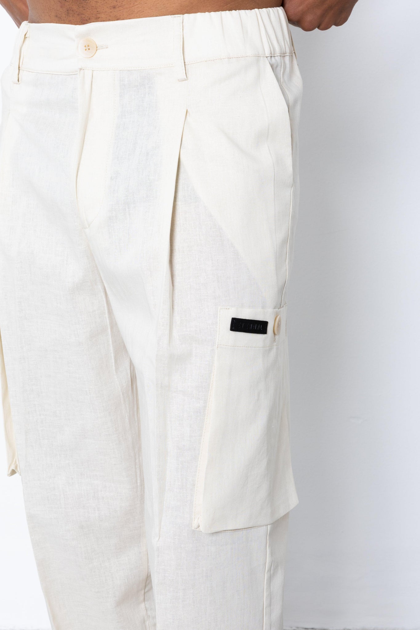 Pantalone Cargo in lino Eternal