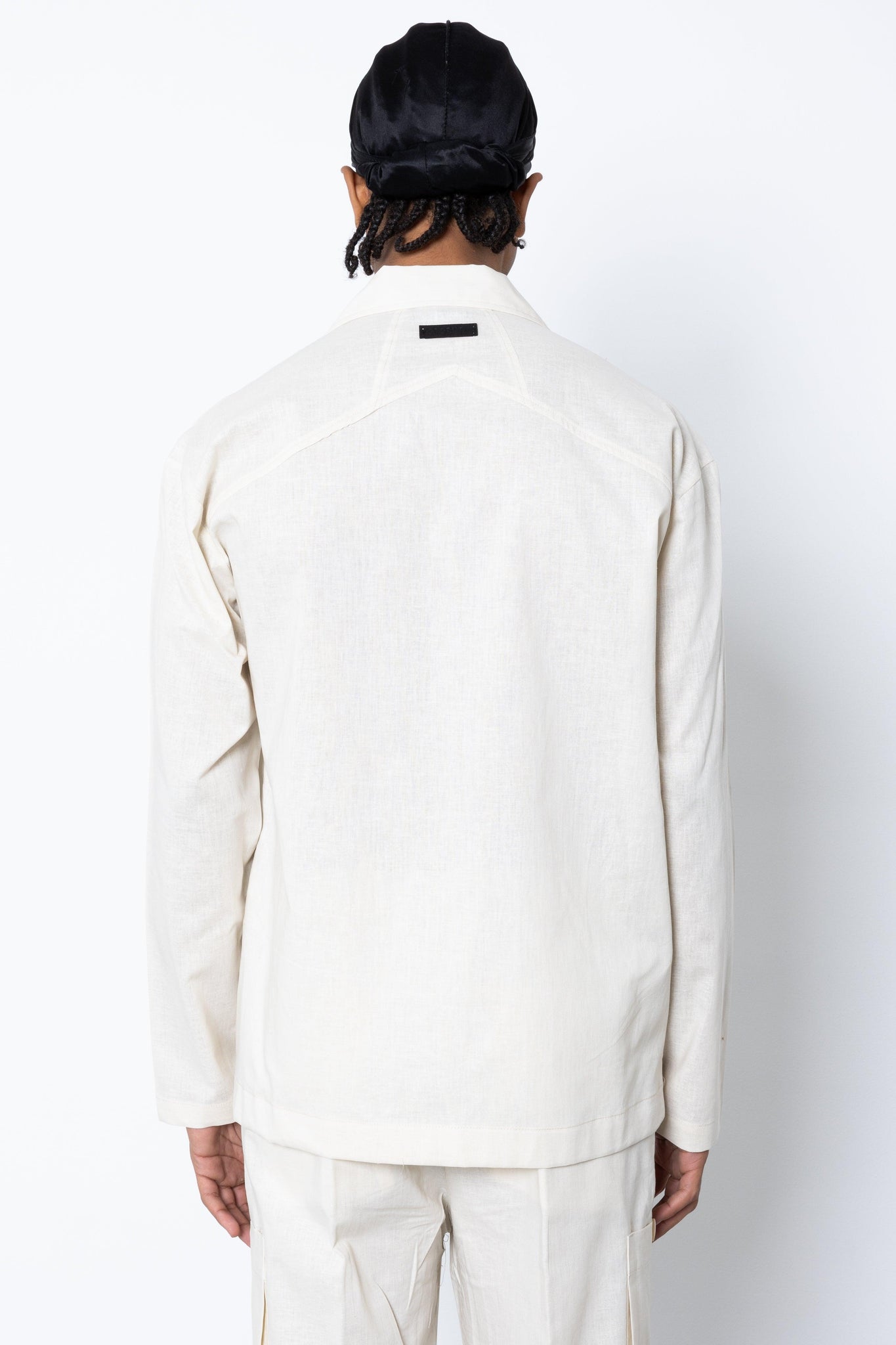 Camicia Cargo in lino Eternal