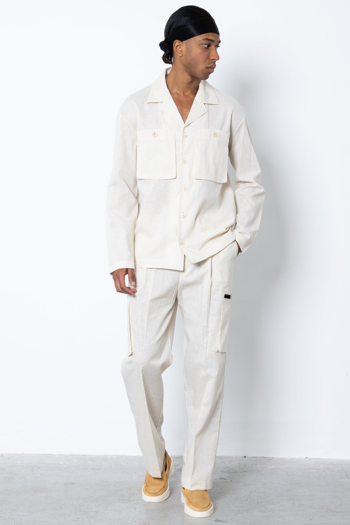 Pantalone Cargo in lino Eternal