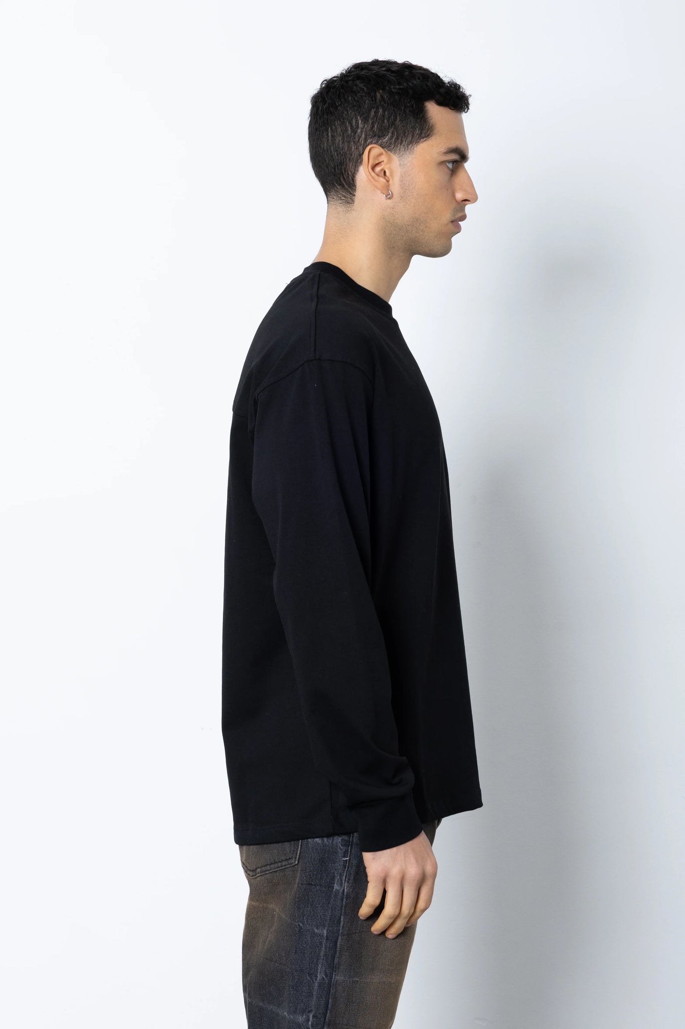 T-shirt in jersey manica lunga Eternal Studio