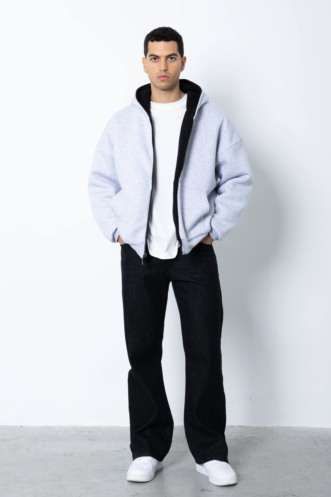 Felpa con cappuccio double face Eternal Studio