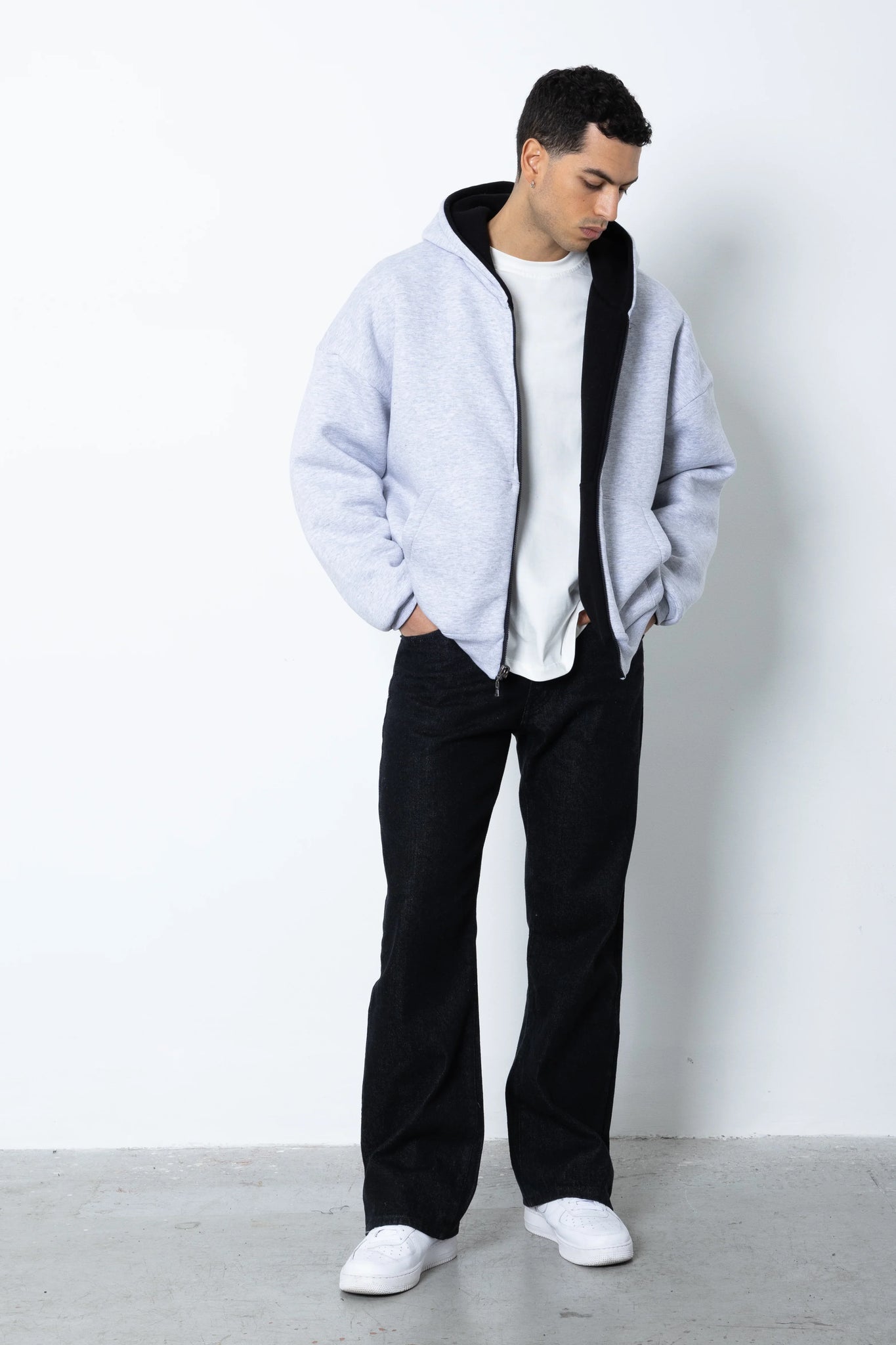 Felpa con cappuccio double face Eternal Studio