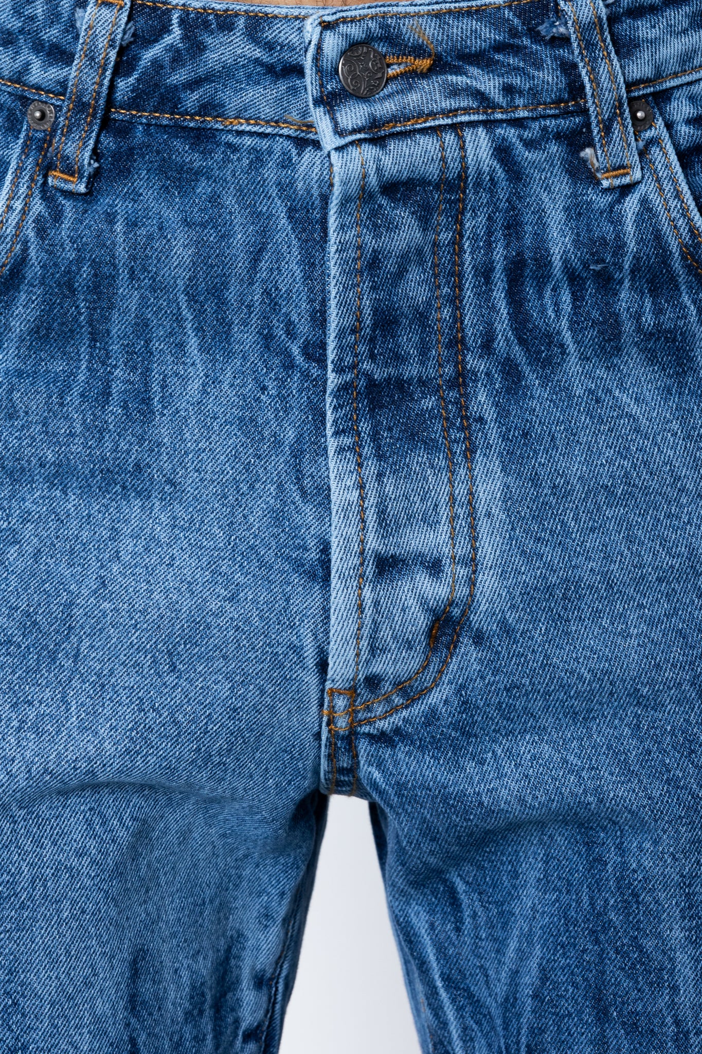 Jeans blu fiammato Eternal Studio