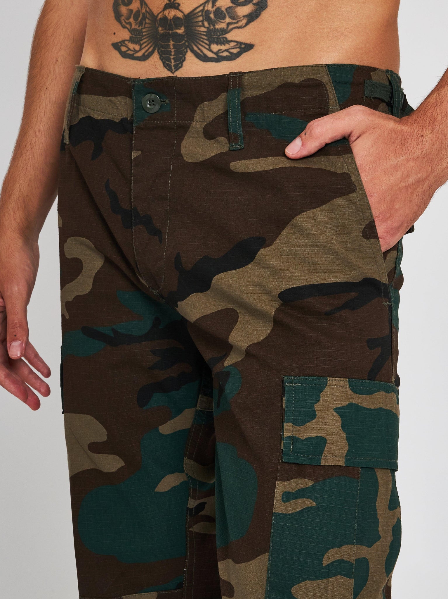 Pantalone Cargo mimetico