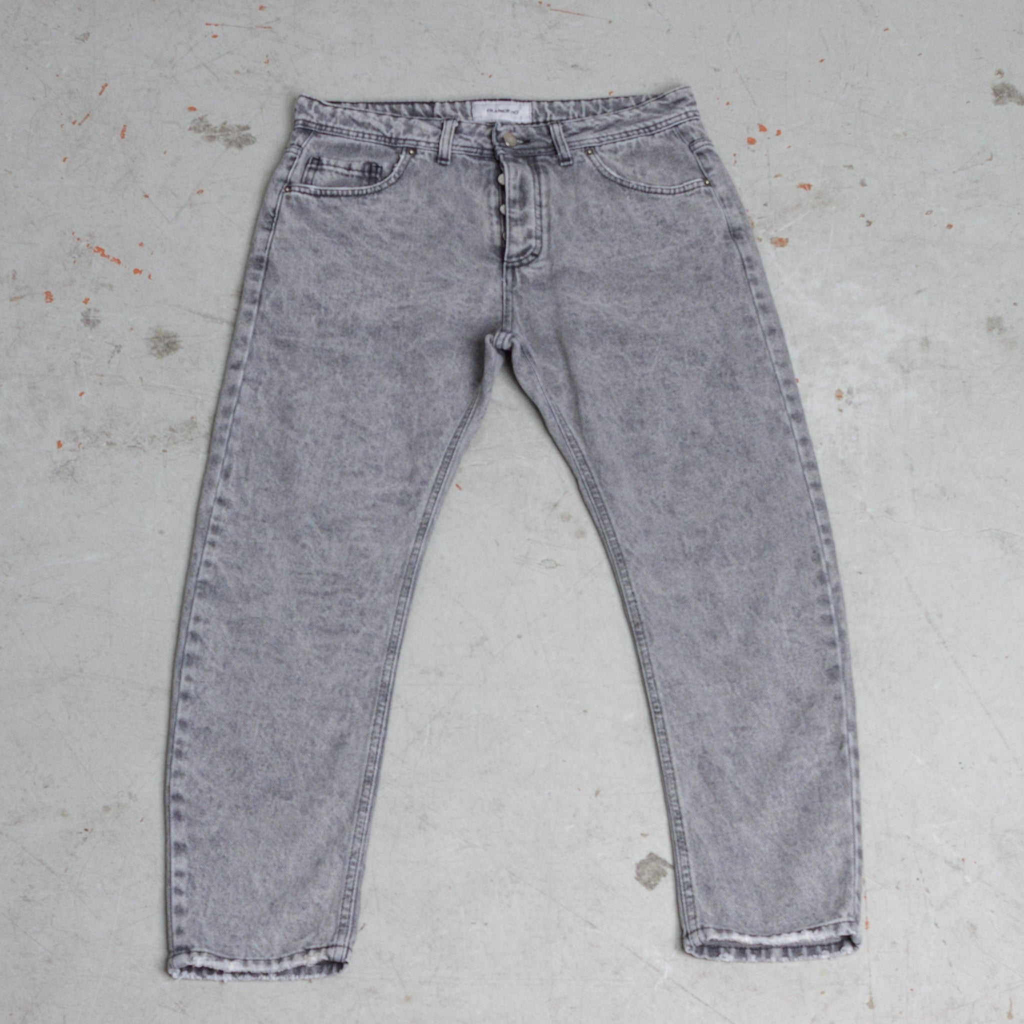 Jeans relaxed washed grey - FRANKIE HO