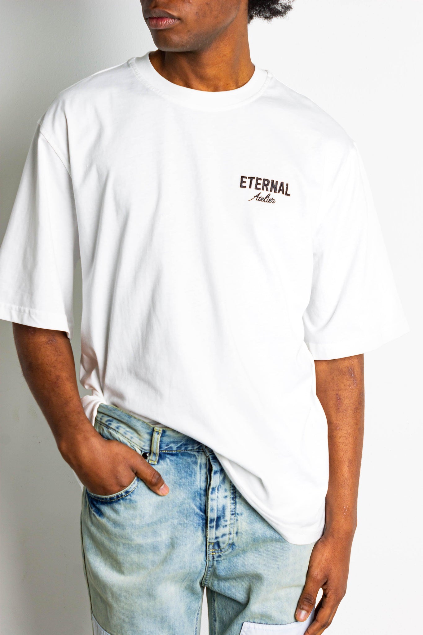 T-shirt logo ricamo Eternal - FRANKIE HO