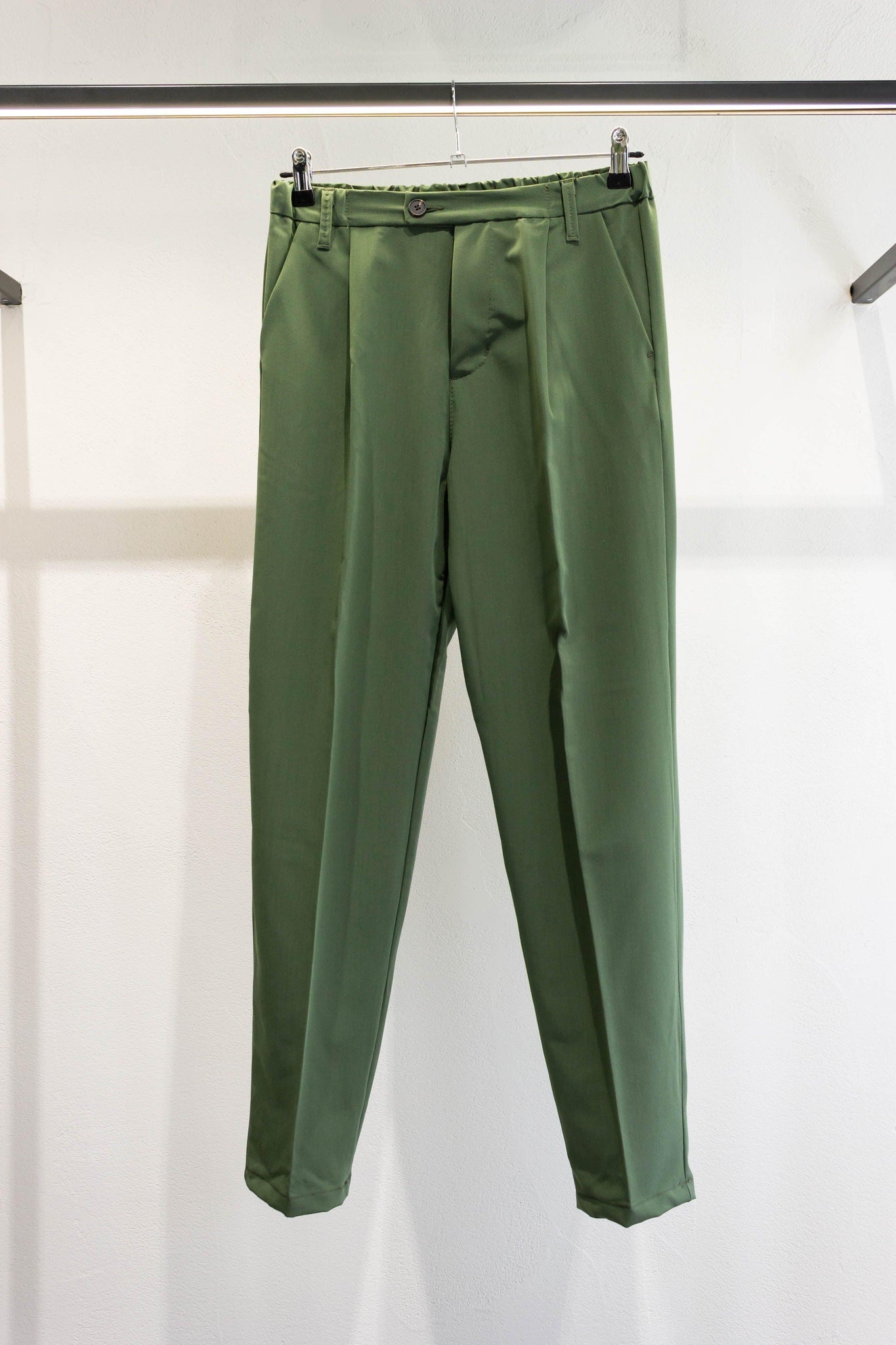 Pantalone classico con molla fondo ampio - FRANKIE HO