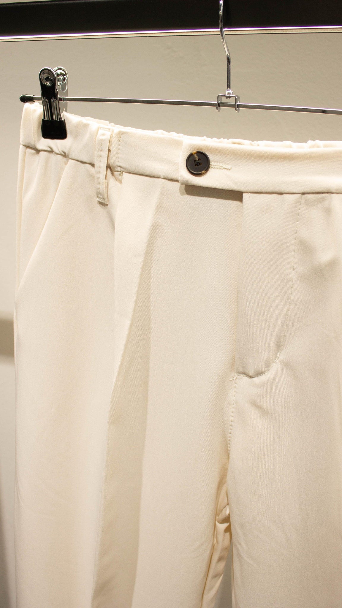 Pantalone classico con molla fondo ampio - FRANKIE HO