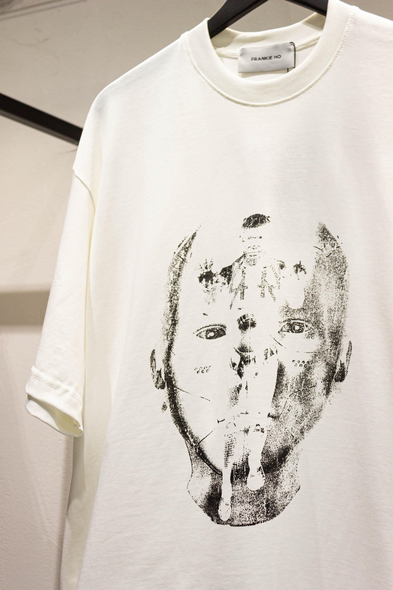 T-shirt face print - FRANKIE HO