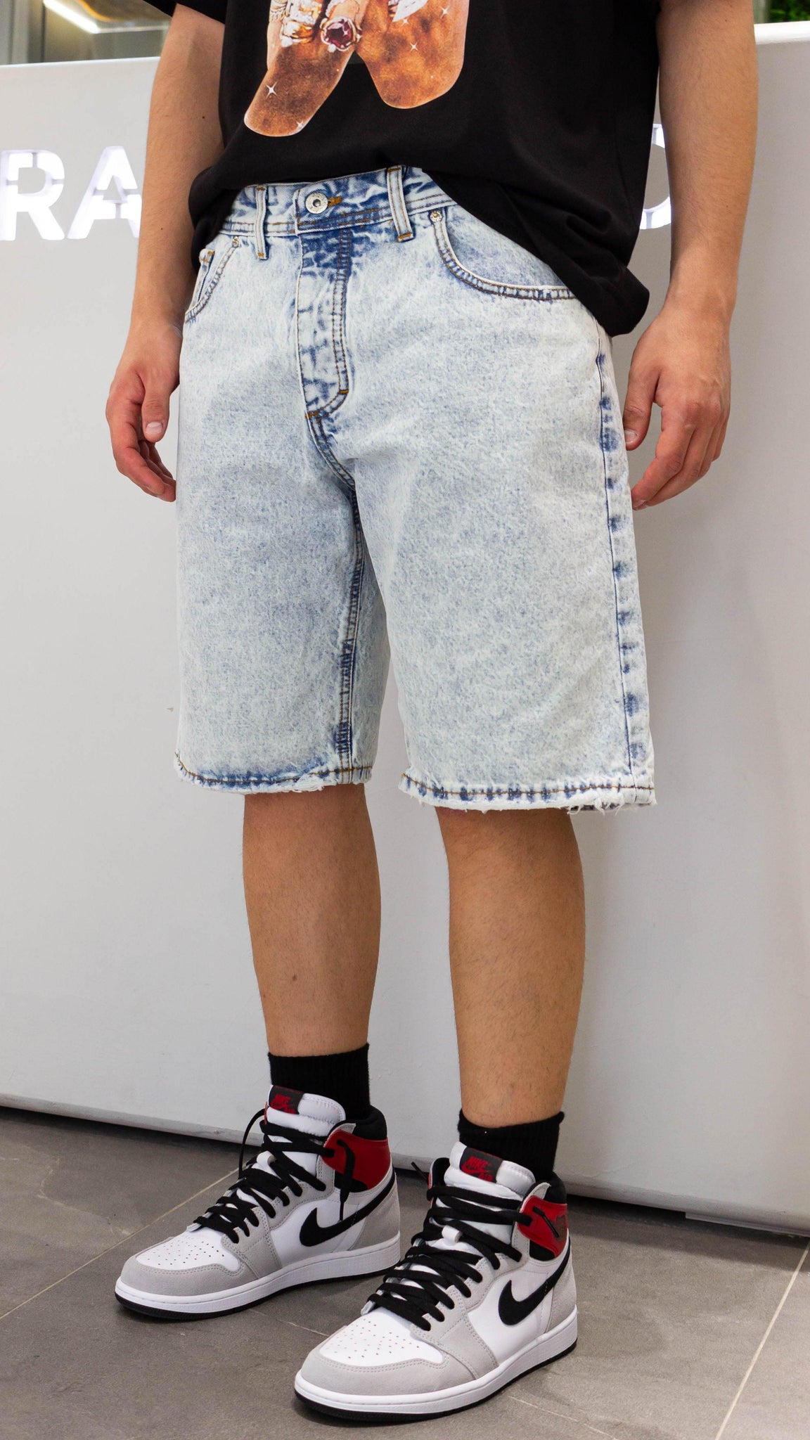 Short jeans denim chiaro - FRANKIE HO