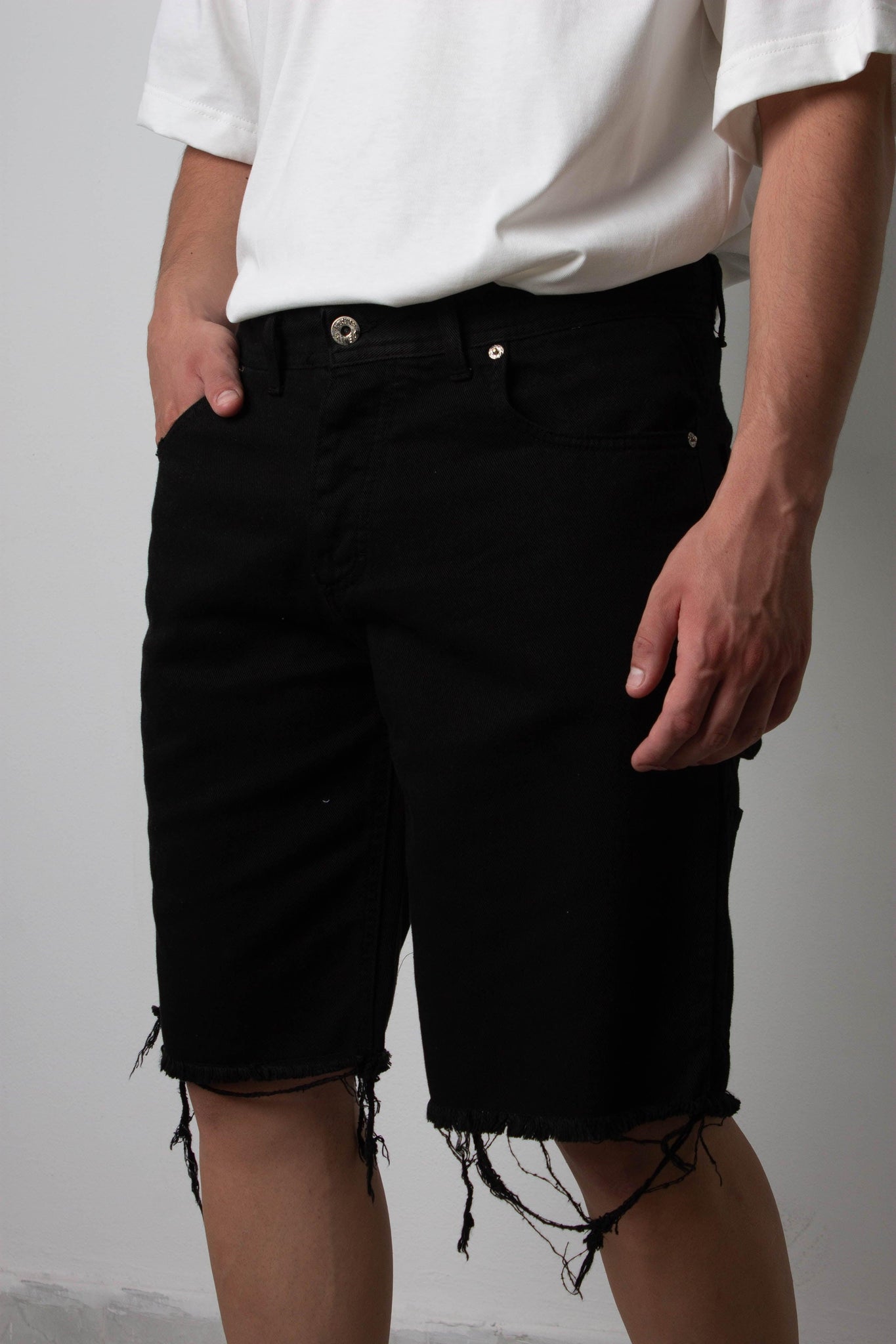 Short jeans tasca laterale - FRANKIE HO