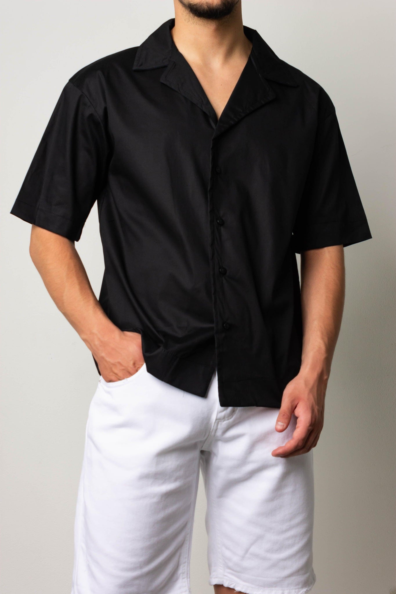 Camicia popelin collo bowling - FRANKIE HO