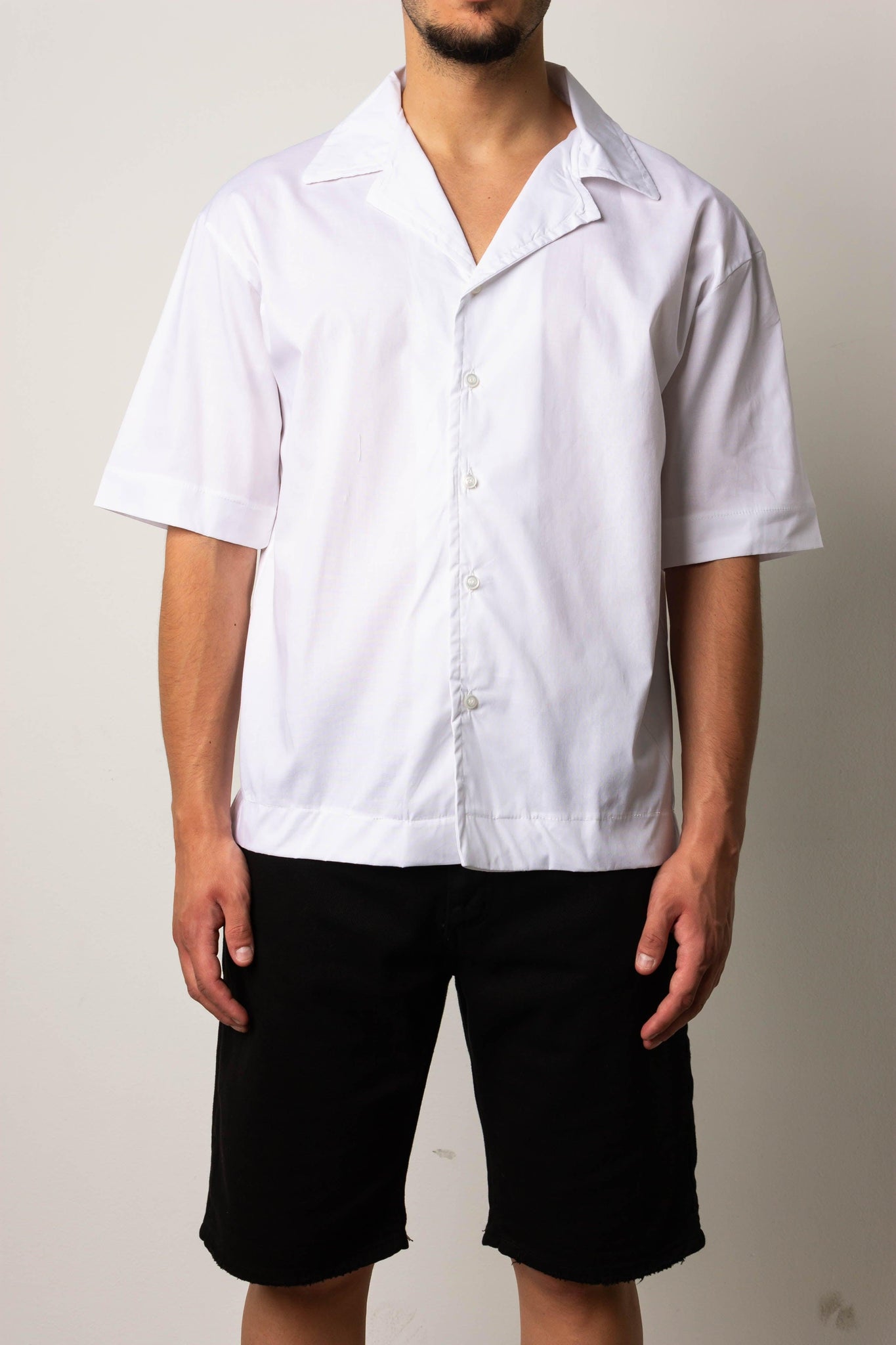 Camicia popelin collo bowling - FRANKIE HO