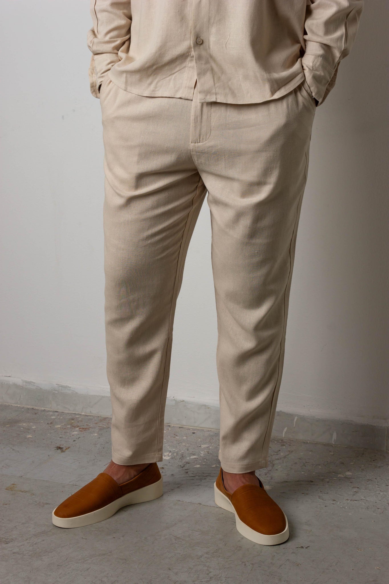 Pantalone in lino - FRANKIE HO